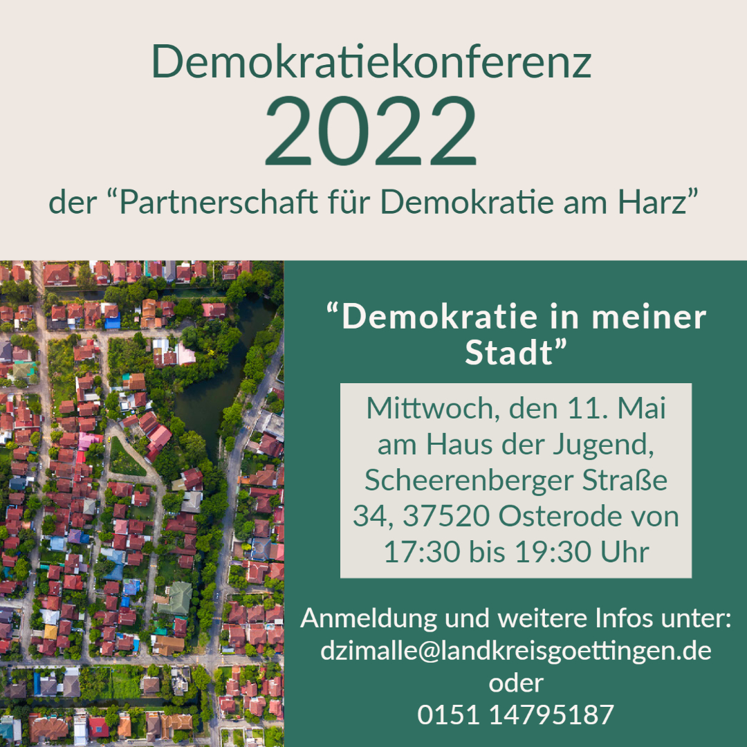Demokratiekonferenz Flyer